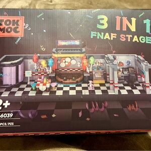 NEW - TOK MOC 3-in-1 FNAF Stage Building Set - 1388 Pcs - No. 66039